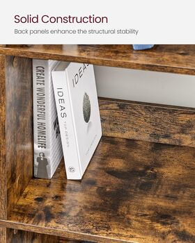 Bookcase Industrial Display Storage Rack Shelf Unit, 8 of 8