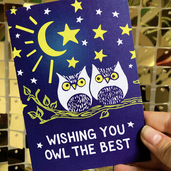 Wishing You Owl The Best Get Well Card, 3 of 3