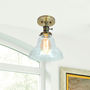 Shallow Industrial Ceiling Light, thumbnail 3 of 8
