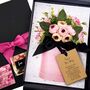 Personalised 80th Birthday Card For Her – Luxury Peony Flower Card, Handmade 3D Scented Card, thumbnail 11 of 11