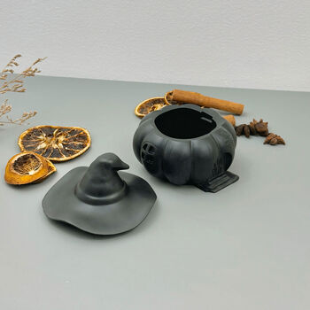 Decorative Black Witch House Bowl Halloween Decoration, 5 of 10