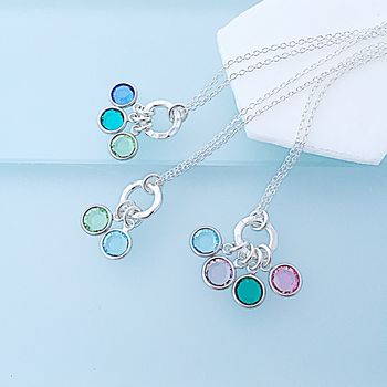 Family Birthstone Necklace, 3 of 5