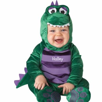 Personalised Dinosaur Baby Costume, 7 of 8