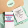 Super Dad Father’s Day Socks Letterbox, thumbnail 2 of 2
