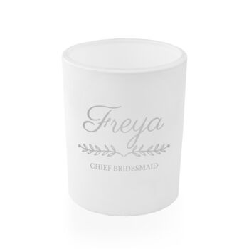 Personalised Wedding Party Candle Holder, 8 of 8