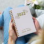 Personalised 2023 Gold Foil Diary With Floral Design, thumbnail 2 of 12