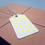 Neon Star Letterpress Gift Tag Pack Of Six, thumbnail 1 of 3