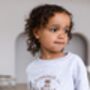 Promoted To Big Brother Or Big Sister Embroidered Bear Sweatshirt Jumper, thumbnail 6 of 6