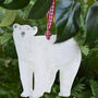 Wooden Polar Bear Decoration, thumbnail 5 of 5