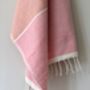 Coral / Pink / Grey Cotton Hand Towels, thumbnail 4 of 8