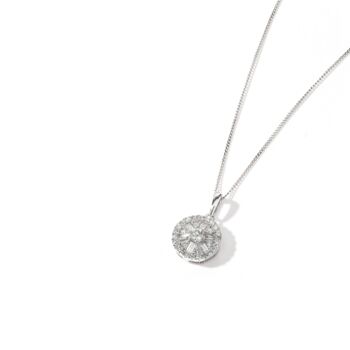 Lillie Lab Grown Diamond Pendant Necklace, 3 of 4