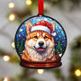 Akita Dog Tree Decoration, thumbnail 2 of 3