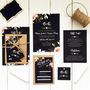 Floral Chalkboard Wedding Stationery, thumbnail 1 of 10