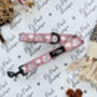 Pumpkin Leopard Latte Dog Collar, thumbnail 3 of 5