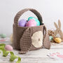 Easter Bunny Bag Crochet Kit Cotton Collection, thumbnail 1 of 12