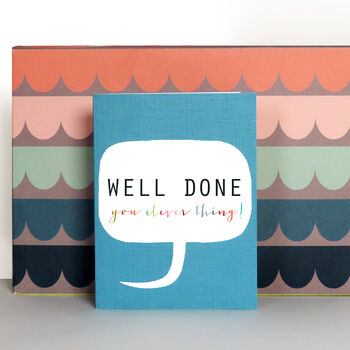 Mini Well Done You Clever Thing Card, 3 of 5