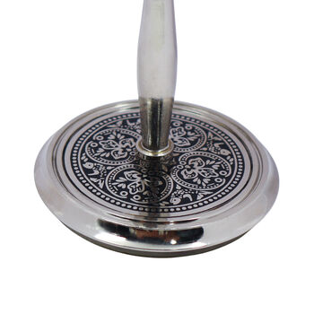 Personalised 11th Anniversary Silver Colour Desk Clock, 4 of 11