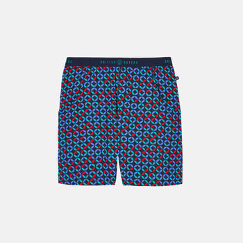 Men's 'Minimalist Geometric' Bamboo Short Pyjama Set, 7 of 7