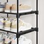 Multi Tier Stackable Shoe Storage Organiser Rack, thumbnail 9 of 9