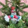 Personalised Disco Ball Snowman Christmas Decoration, thumbnail 6 of 7