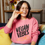 Unisex Vegan Vibes Sweatshirt, thumbnail 1 of 6