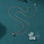 Sterling Silver Minimalist Single Bead Collar Necklace, thumbnail 5 of 12