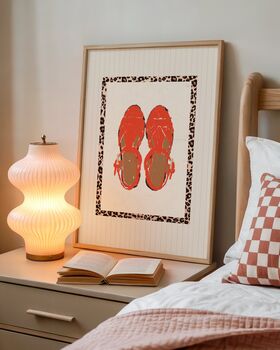 Dressing Room Shoes Print, 2 of 3