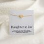 Daughter In Law Heart Bracelet Gift, thumbnail 4 of 7