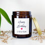 Personalised Birthday Soy Wax Candle Gift Heart Design, thumbnail 3 of 10