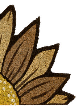 My Mat Printed Coir Sunflower Coir, 3 of 4