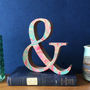 Marbled Wooden Letters, thumbnail 4 of 5