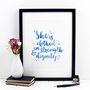 She Is Clothed In Strength And Dignity Print, thumbnail 1 of 5