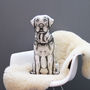 Labrador 'Molly Dog' Sofa Sculpture® Cushion, thumbnail 1 of 9