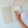 Gift Box For Girls – Fluffy Notebook And Self Care Treats – Lilac Edition, thumbnail 6 of 9