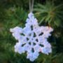 Snowflake Christmas Decoration Crochet Kit, thumbnail 2 of 2