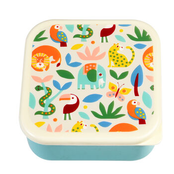 Set Of Three Jungle Animals Snack Boxes, 4 of 4