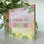 Festival Sending You Sunshine Card, thumbnail 2 of 2