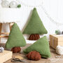 Pine Tree Cushion Knitting Kit, thumbnail 1 of 8