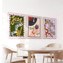 Set Of Six Music Wall Art Prints – Retro Music Posters In Three Colour Options, thumbnail 10 of 12