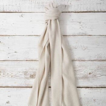 Luxury Large Cashmere And Merino Scarf, 11 of 12