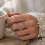 Celestial Starburst Adjustable Ring, thumbnail 3 of 4