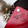 Personalised Envelope Leather Purse / Mini Clutch, thumbnail 10 of 12