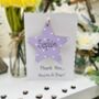 Personalised Teacher Thank You Wooden Star Card, thumbnail 1 of 4