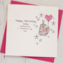 Personalised Cat Birthday Card, thumbnail 1 of 3