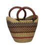 Handwoven Market Basket, thumbnail 3 of 8