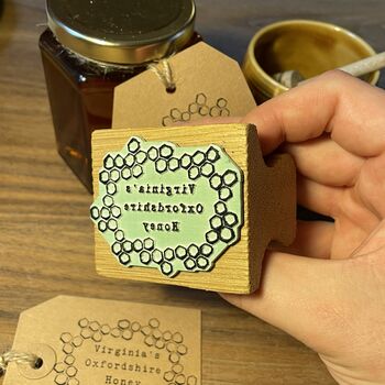 Personalised Honey Label Stamp, 5 of 9