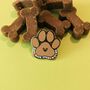 Dog Hair Everywhere Enamel Pin Badge, thumbnail 3 of 4