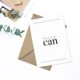 'This Girl Can' A6 Greetings Card, thumbnail 2 of 3