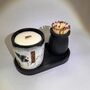 Refillable Pot Set, Scented Candle, Tray And Match Pot, thumbnail 1 of 5