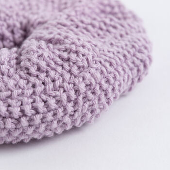 Cotton Scrunchies Set Easy Knitting Kit, 9 of 10